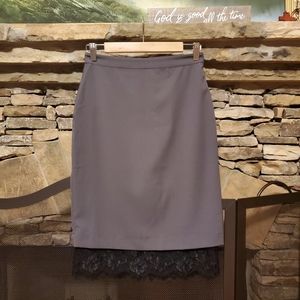 🆕Forever21 Lace trimmed Pencil Skirt